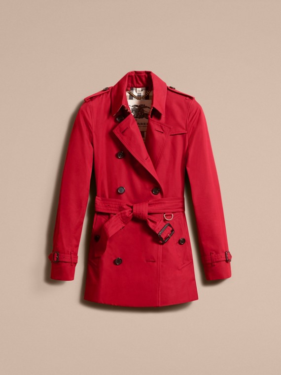 The Kensington – Short Heritage Trench Coat Parade Red | Burberry