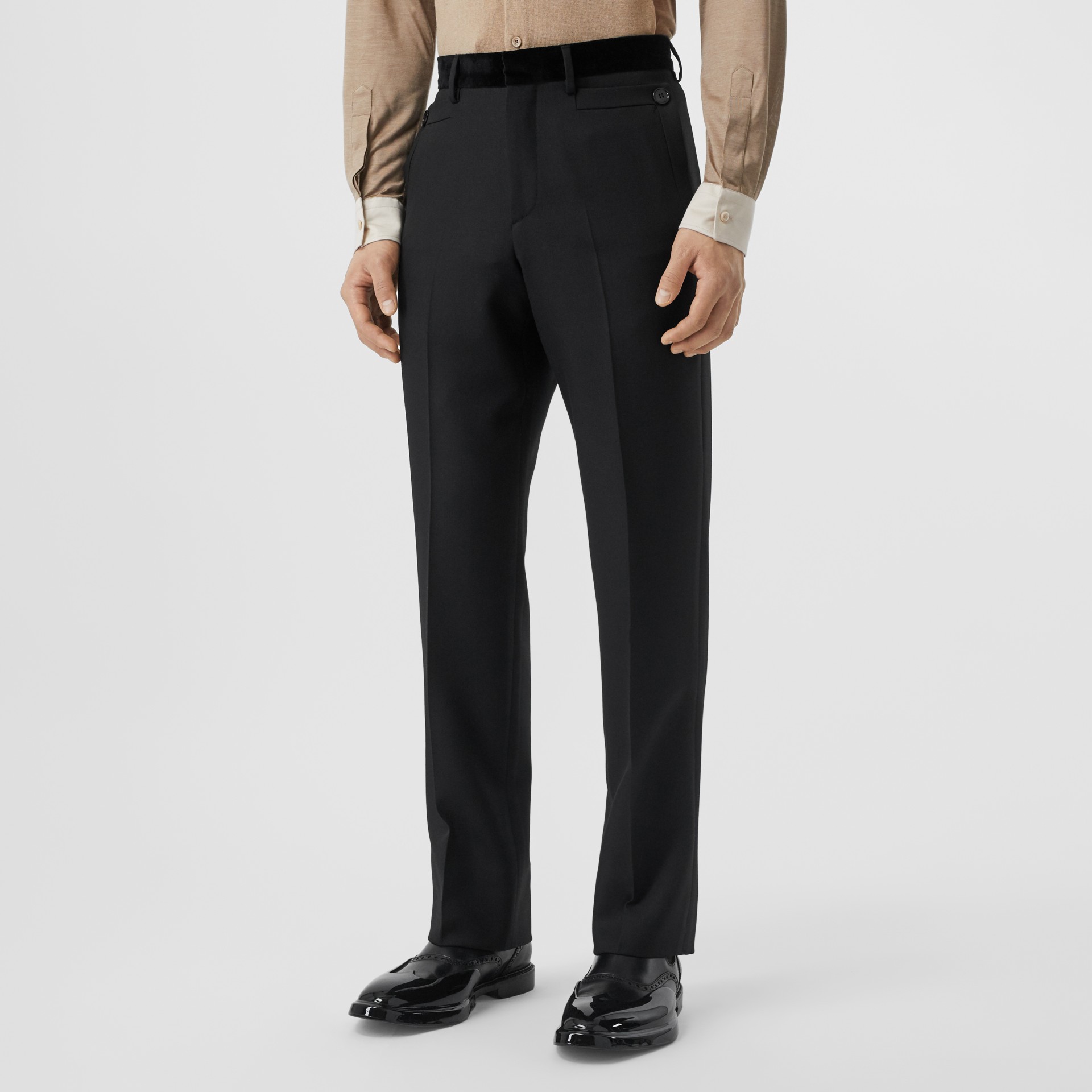 velvet-trim-wool-tailored-trousers-in-black-men-burberry-united-states