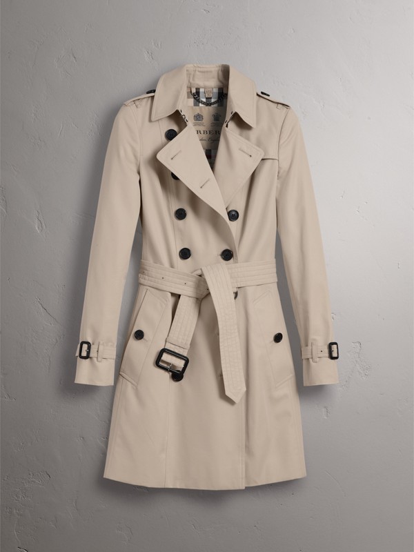 The Chelsea – Mid-length Trench Coat in Stone - Women | Burberry United ...
