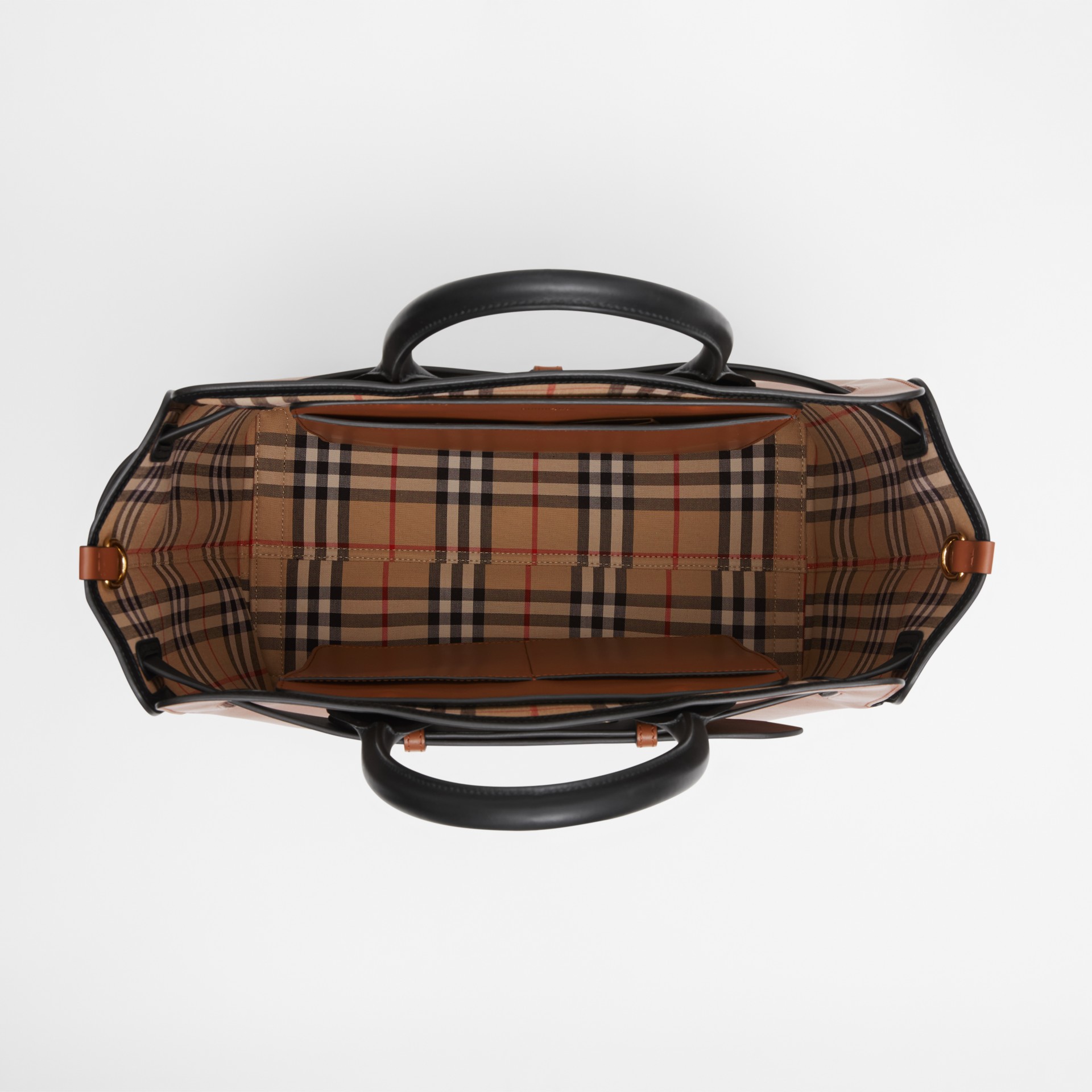 The Medium Leather Triple Stud Belt Bag in Malt Brown Women Burberry United States