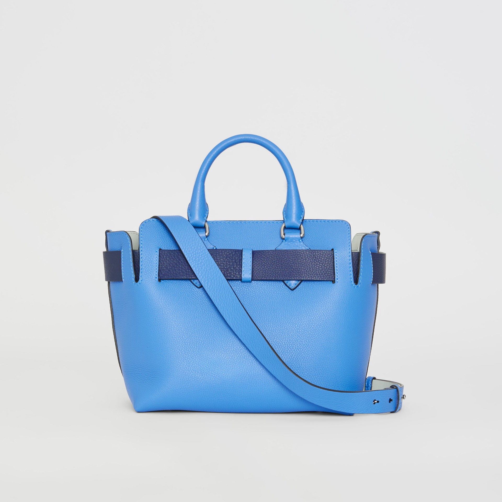 The Small Leather Belt Bag in Hydrangea Blue - Women | Burberry United ...