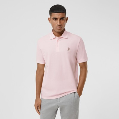 burberry pink polo shirt