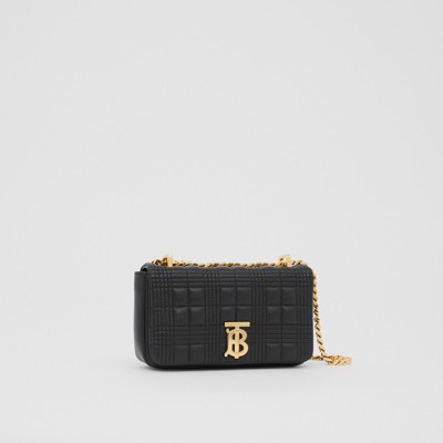 ミニ キルティング ラムスキン ローラバッグ (ブラック/ライトゴールド) - ウィメンズ | Burberry®公式サイト ミニ キルティング ラムスキン ローラバッグ (ブラック/ライトゴールド) - ウィメンズ | Burberry®公式サイト