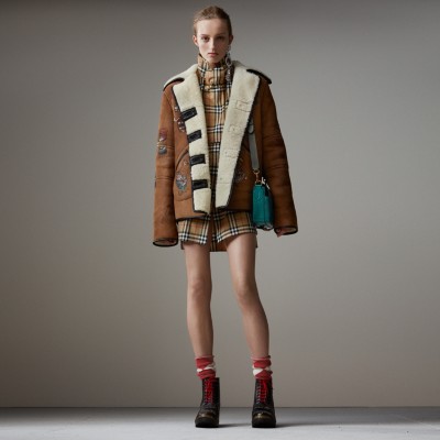 burberry print coat