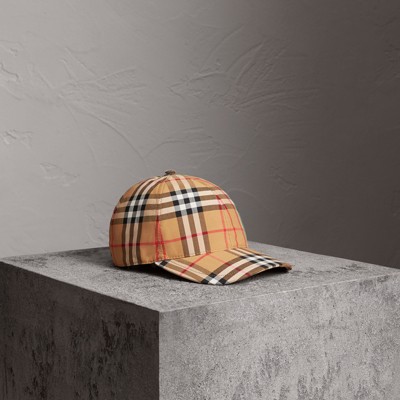 burberry check cap