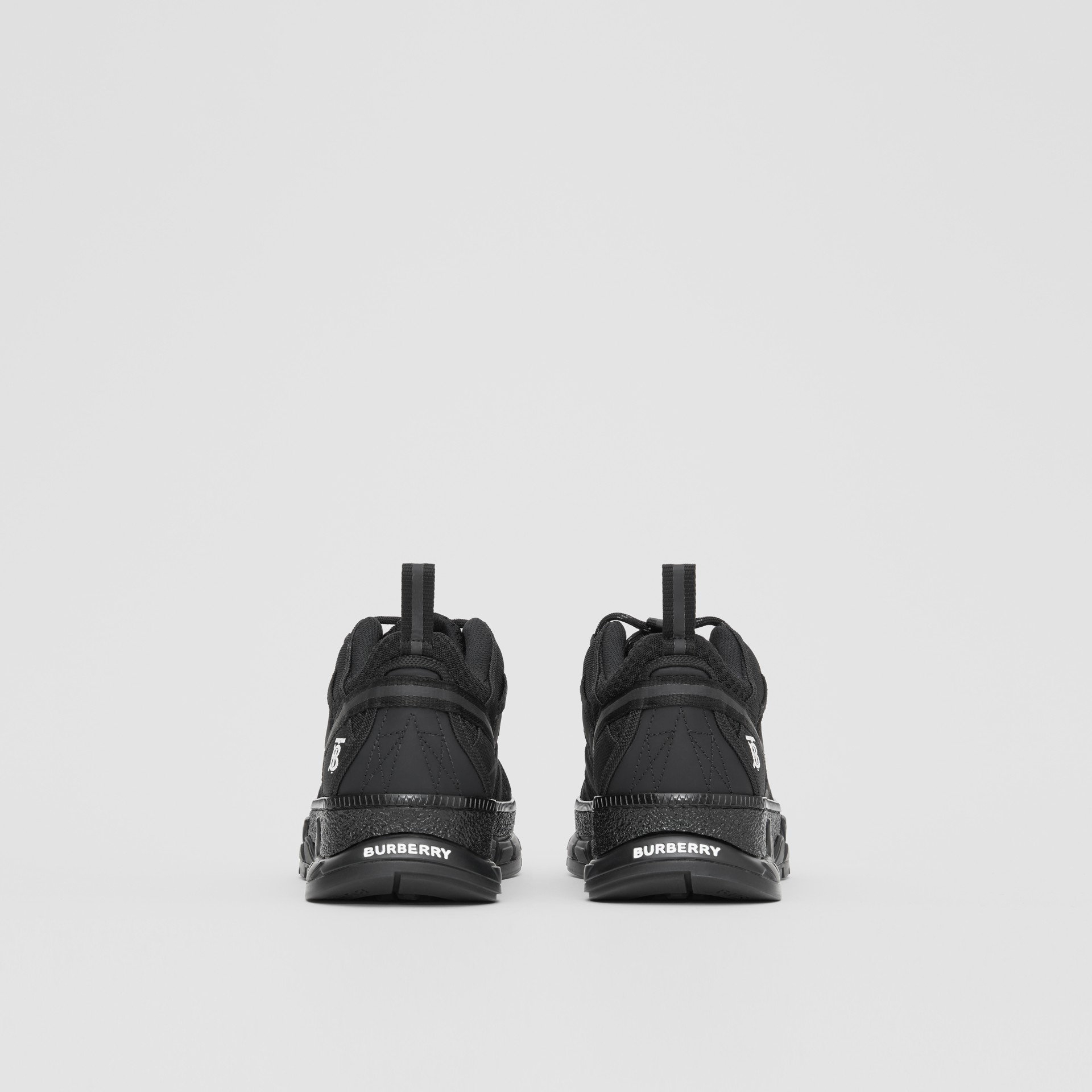 mesh and nubuck union sneakers