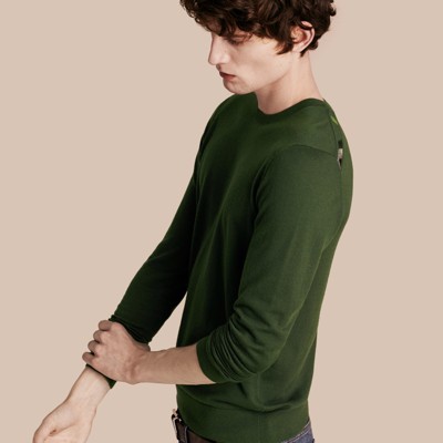 burberry sweater mens green