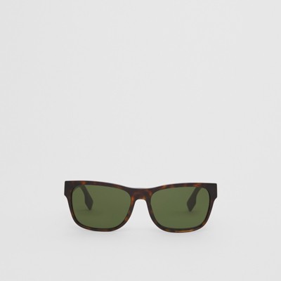 burberry trench collection round frame sunglasses