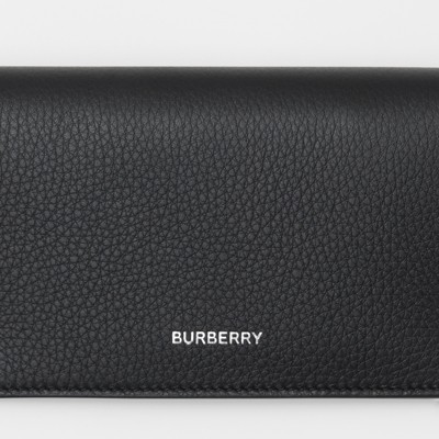Leather Phone Wallet in Black | Burberry