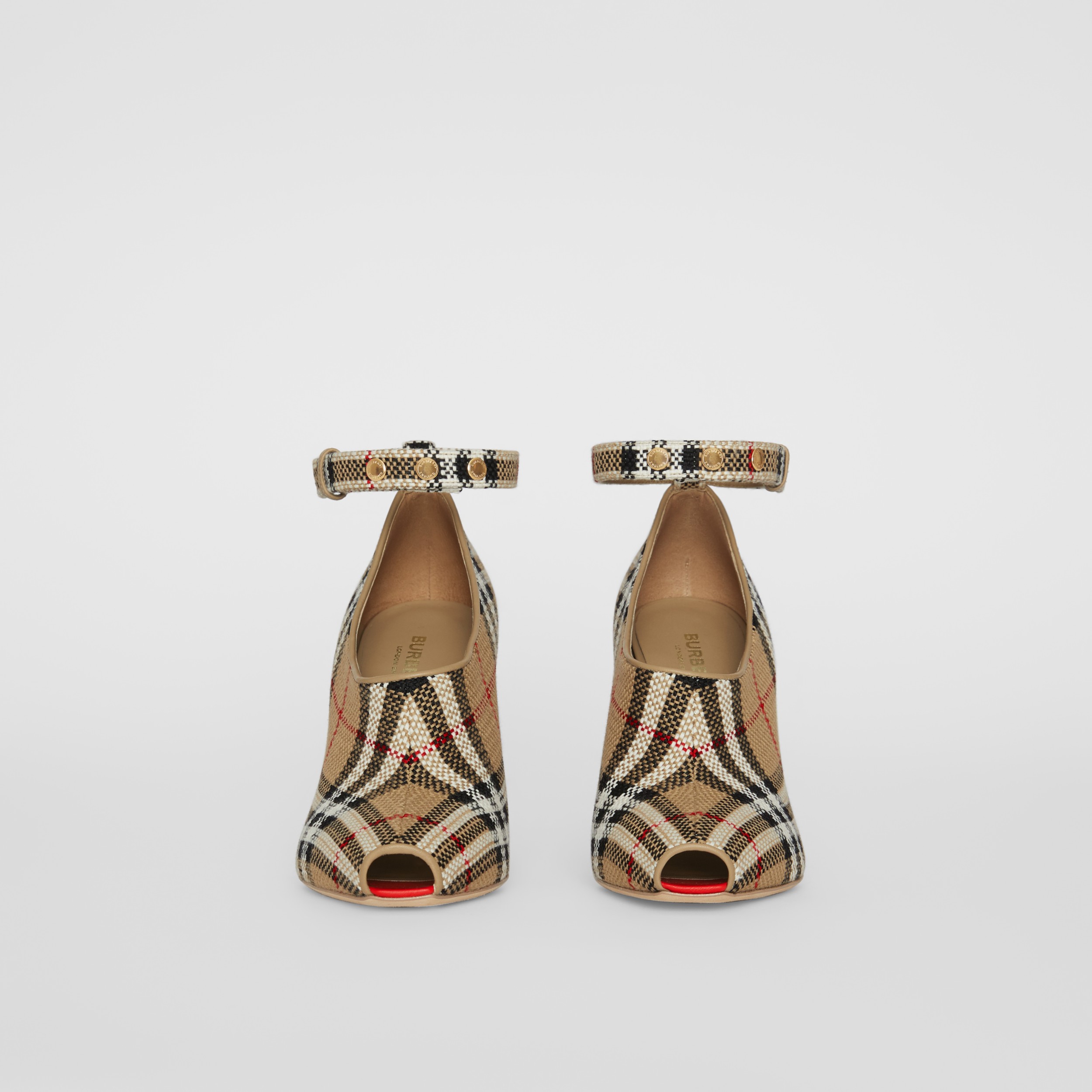 burberry peep toe pumps