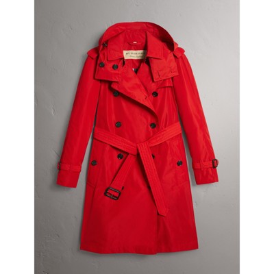 burberry red coat