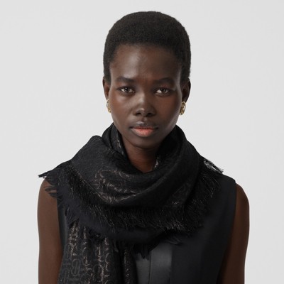 burberry monogram shawl