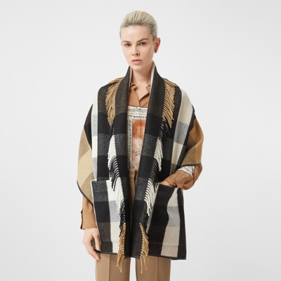 burberry cashmere cape