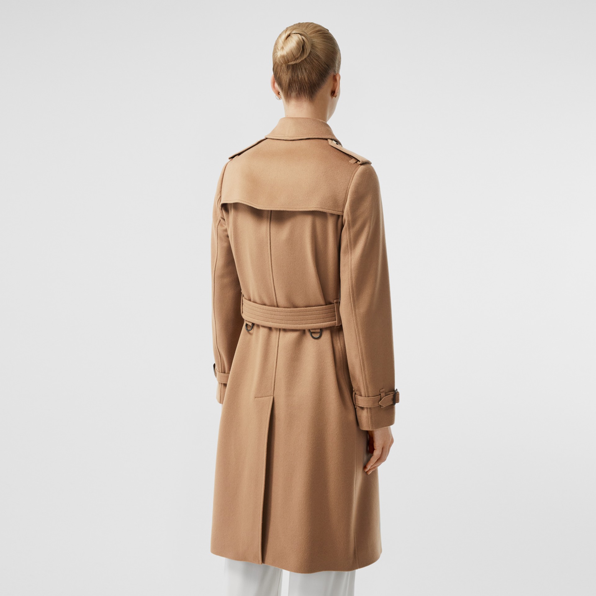 Cashmere Trench Coat in Mid Camel - Women | Burberry United States