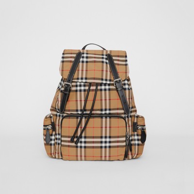 burberry plaid backpack
