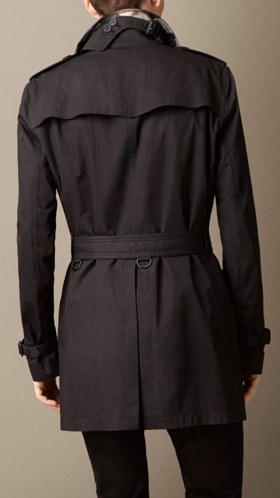 Cotton Twill Trench Coat in Black | Burberry United States