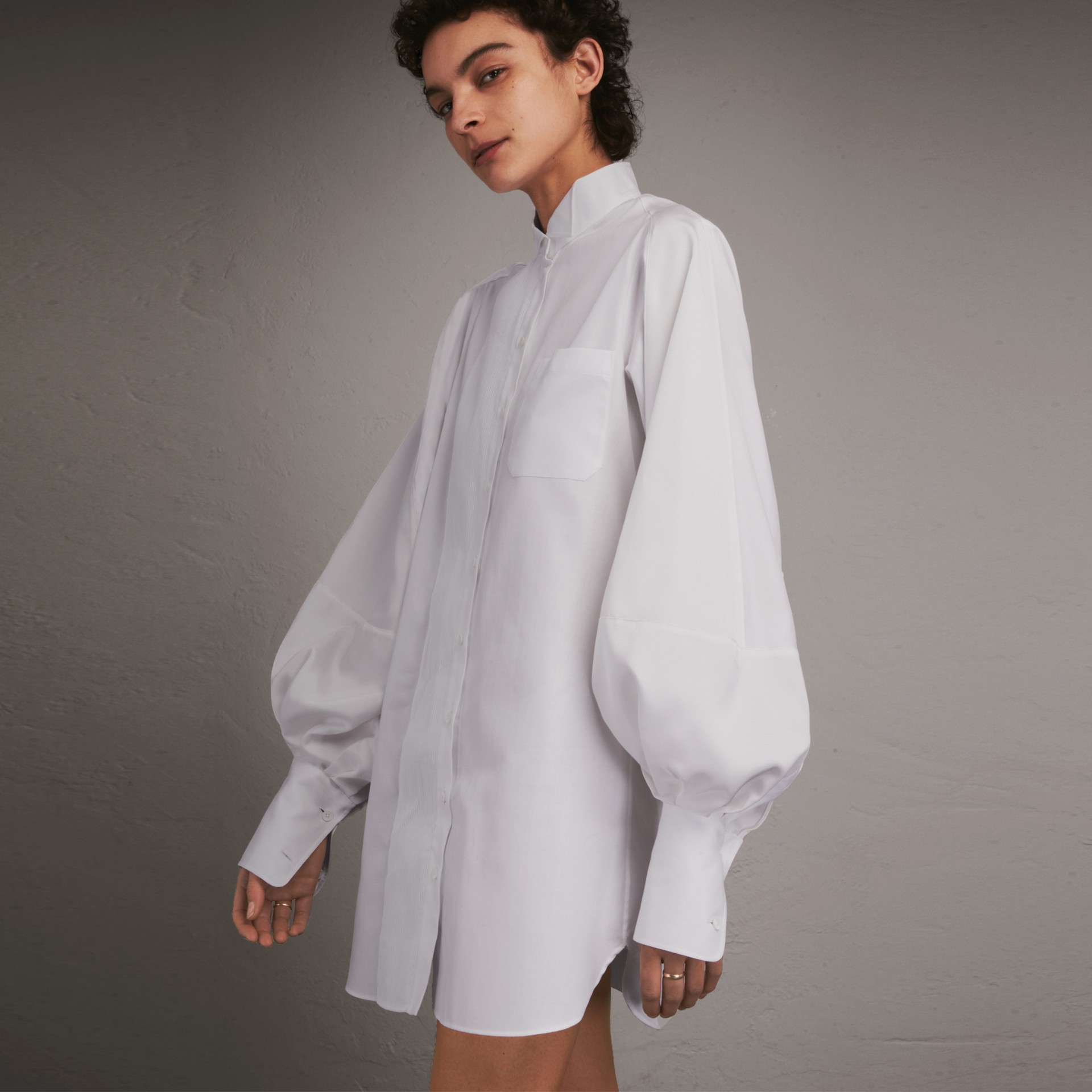 womens shirt dress white