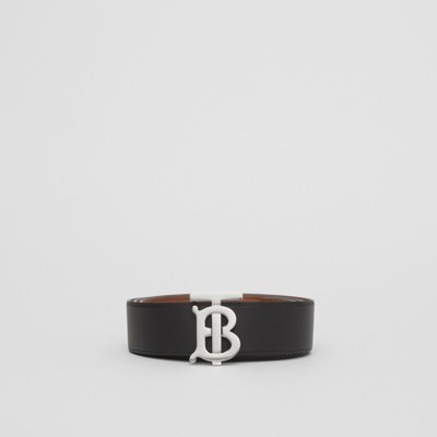 Reversible Monogram Motif Leather Belt In Malt Brown/black - Women ...