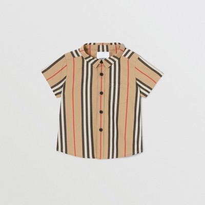 Beige BOWLING SHIRT Burberry T-shirts Beige BOWLING SHIRT Burberry T-shirts