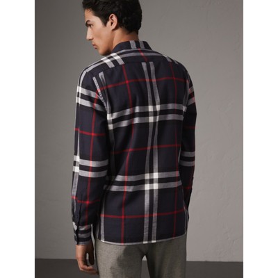 burberry flannel men