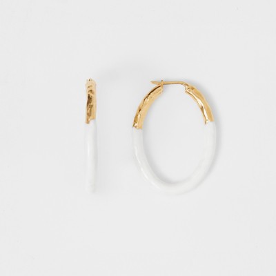 burberry hoop earrings