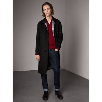 burberry jacket mens red