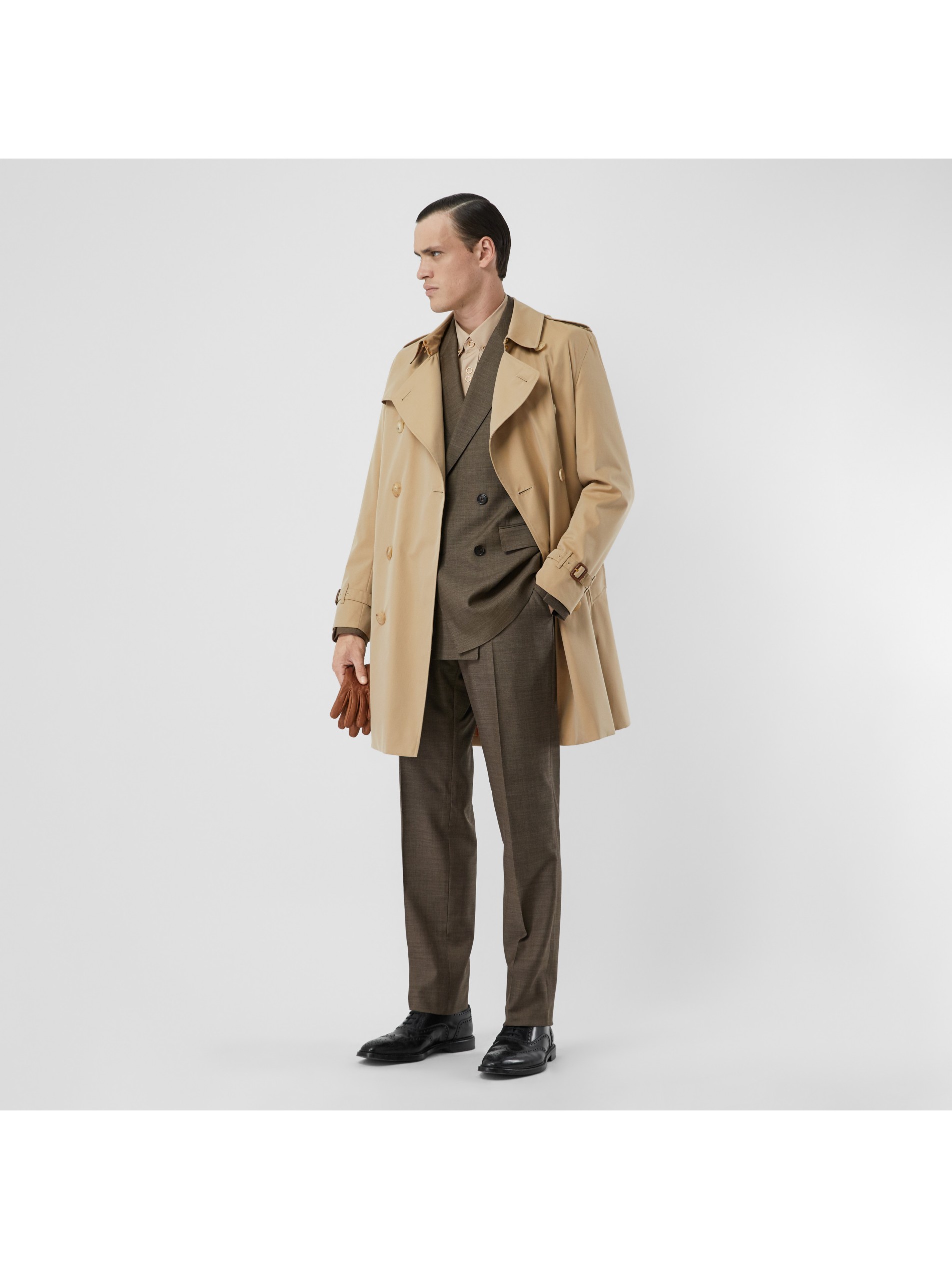 蜜色 肯辛顿版型 - 中长款 heritage trench 风衣 产品图片01