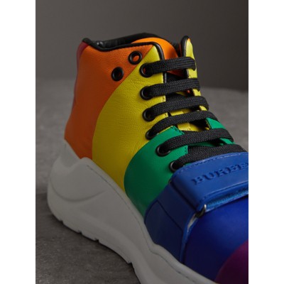 burberry sneakers womens yellow