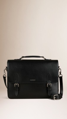 London Leather Messenger Bag