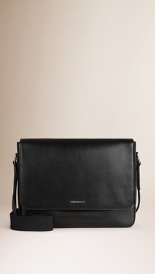 London Leather Messenger Bag
