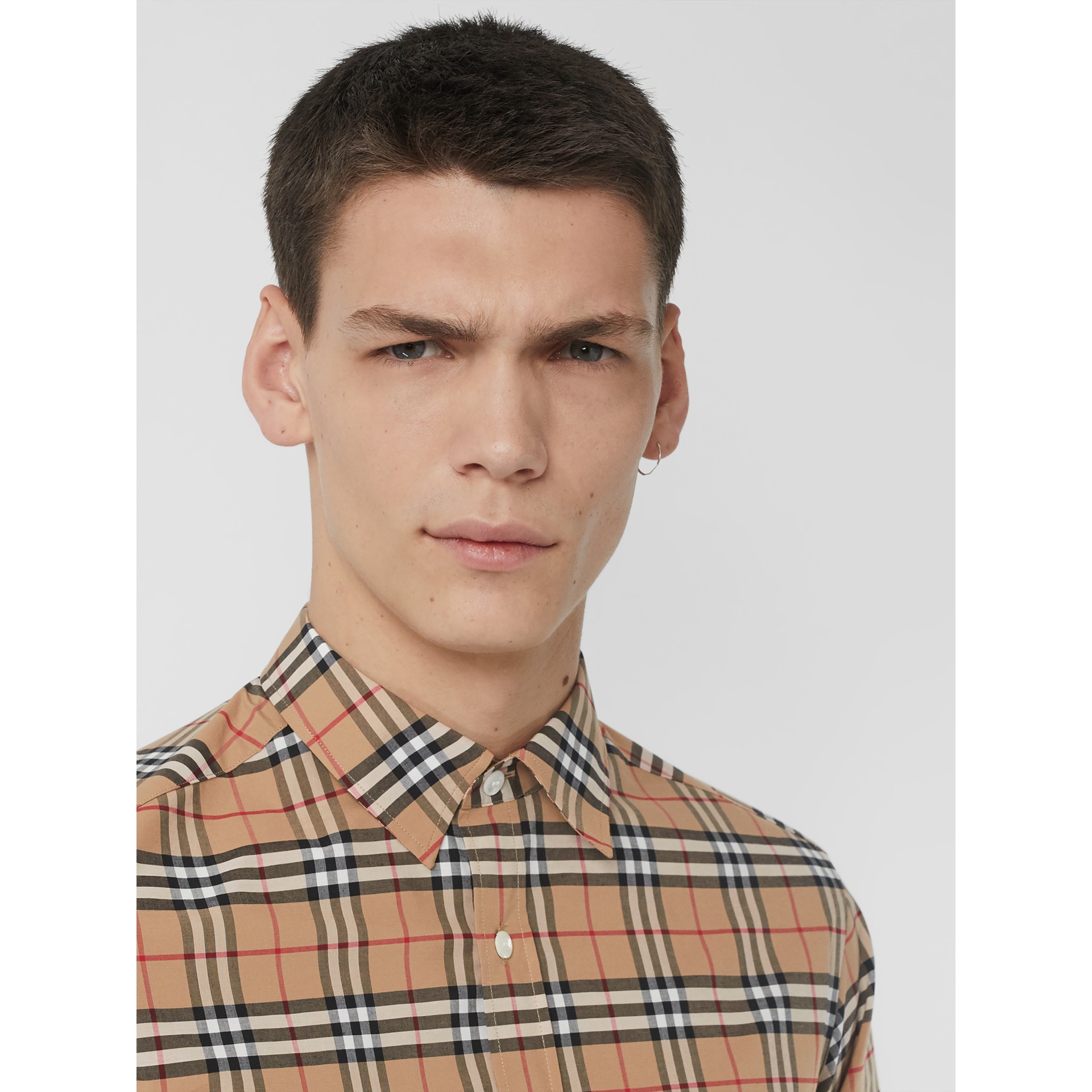 burberry shirt camel