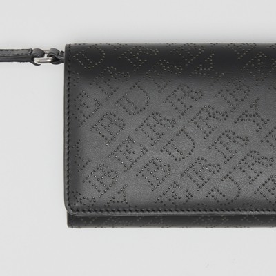 Leather Wallet with Detachable Strap 