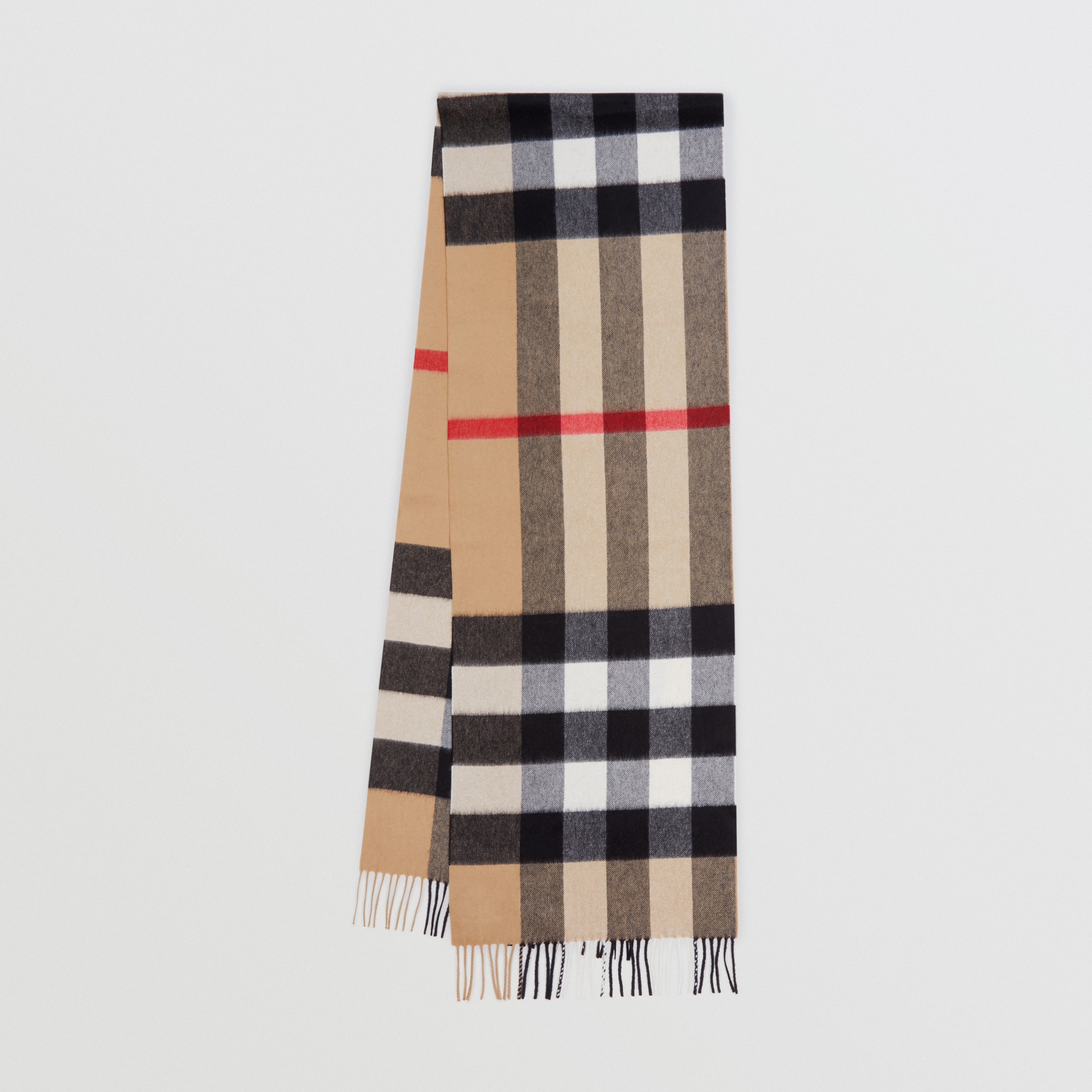 Check Scarf in Archive Beige Official