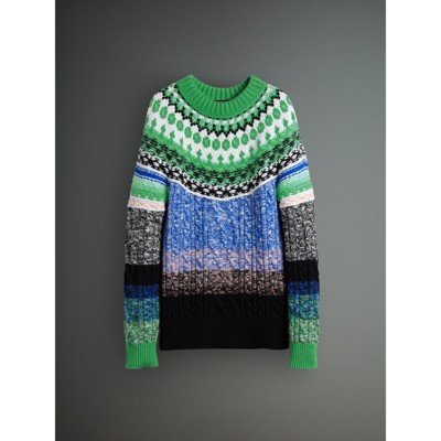 burberry sweater mens green