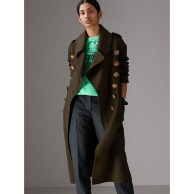 burberry jacket womens green