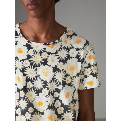 burberry daisy print shirt