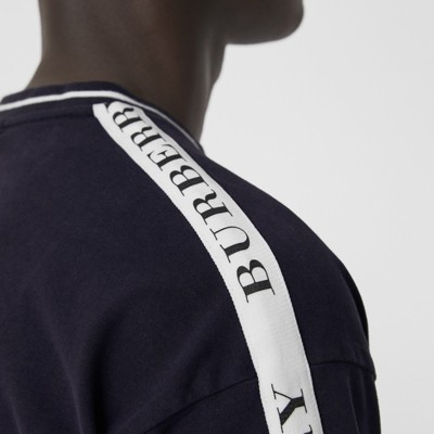 burberry tape detail shirt