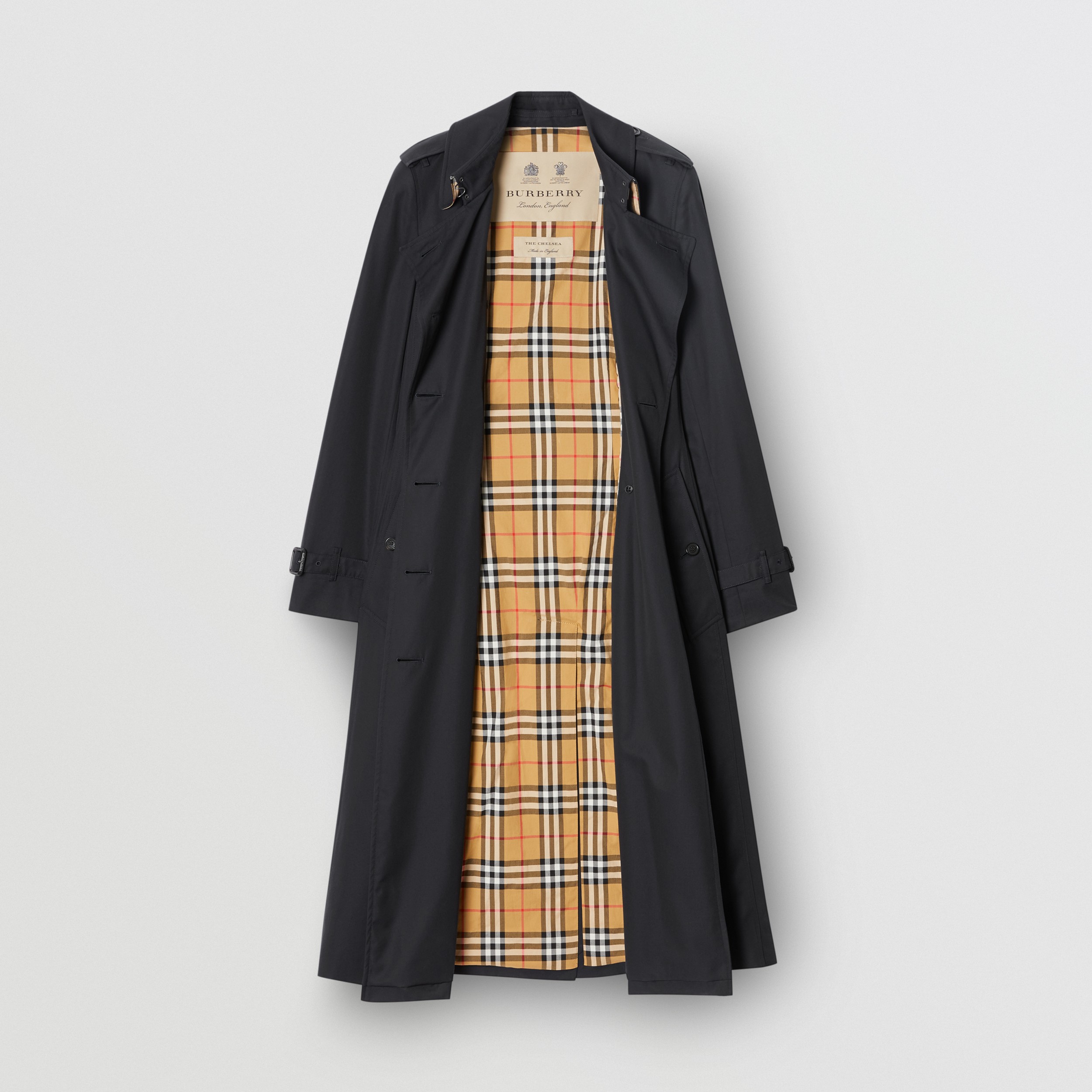 Trench coat Heritage Chelsea largo (Medianoche) - Mujer | Burberry® oficial - 4
