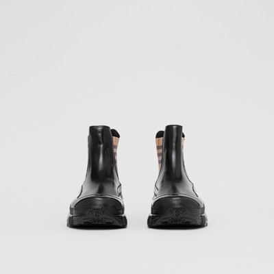 burberry boots mens black