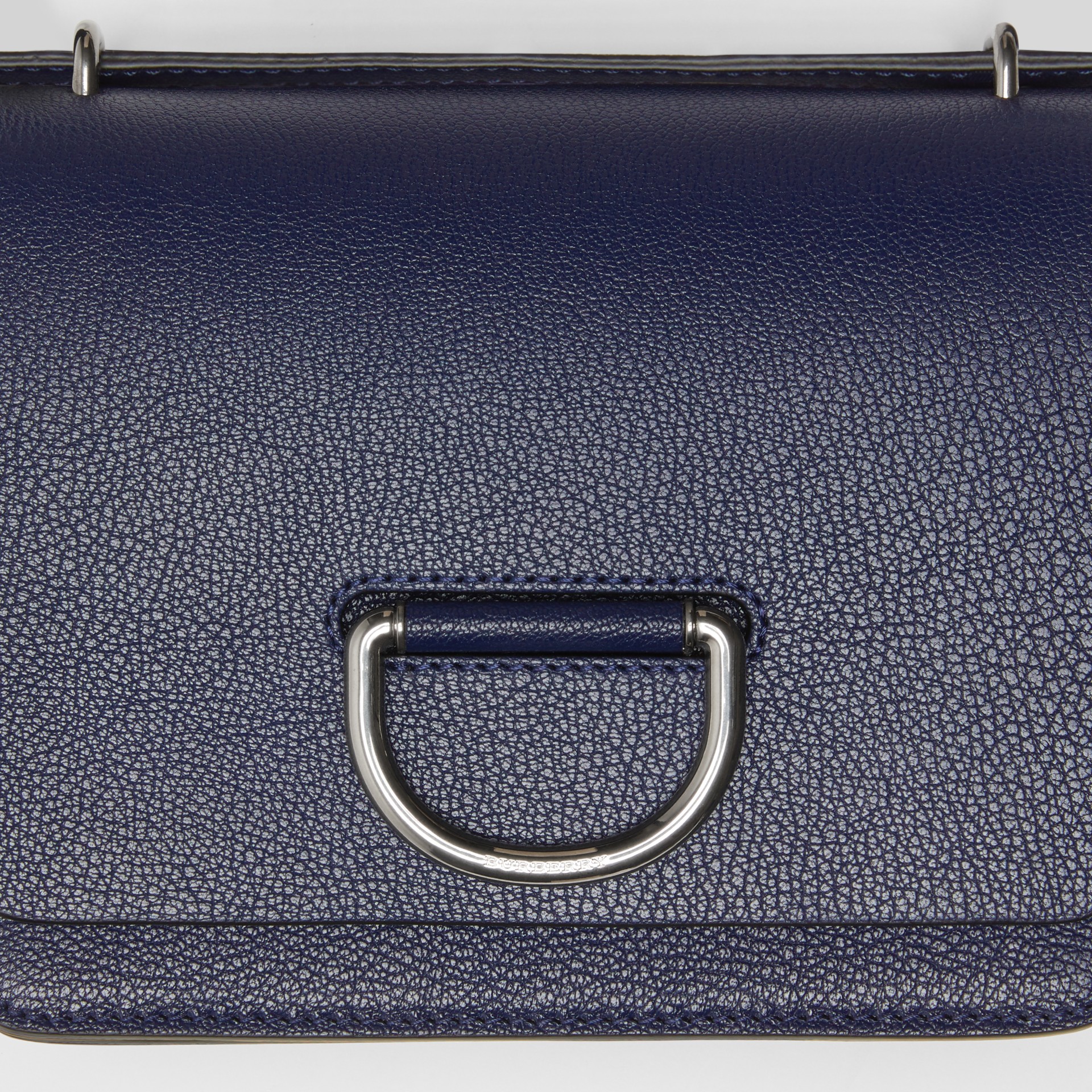 The Small Leather Dring Bag in Regency Blue Women Burberry United