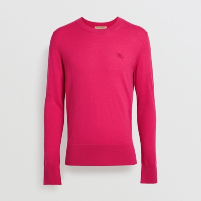 burberry sweater mens pink