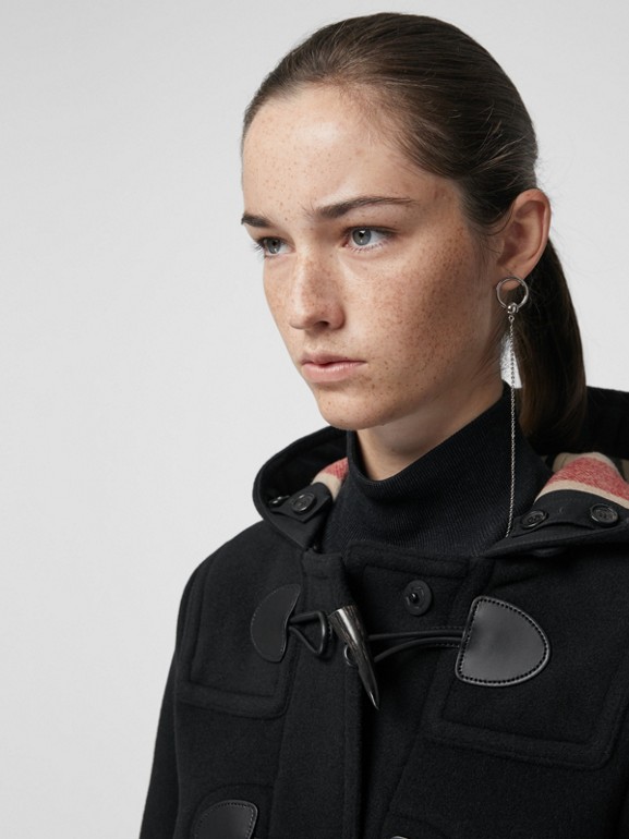 The Mersey Duffle Coat in Black - Women | Burberry United States