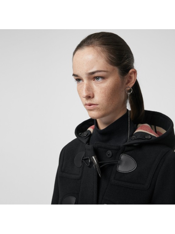 The Mersey Duffle Coat in Black - Women | Burberry United States