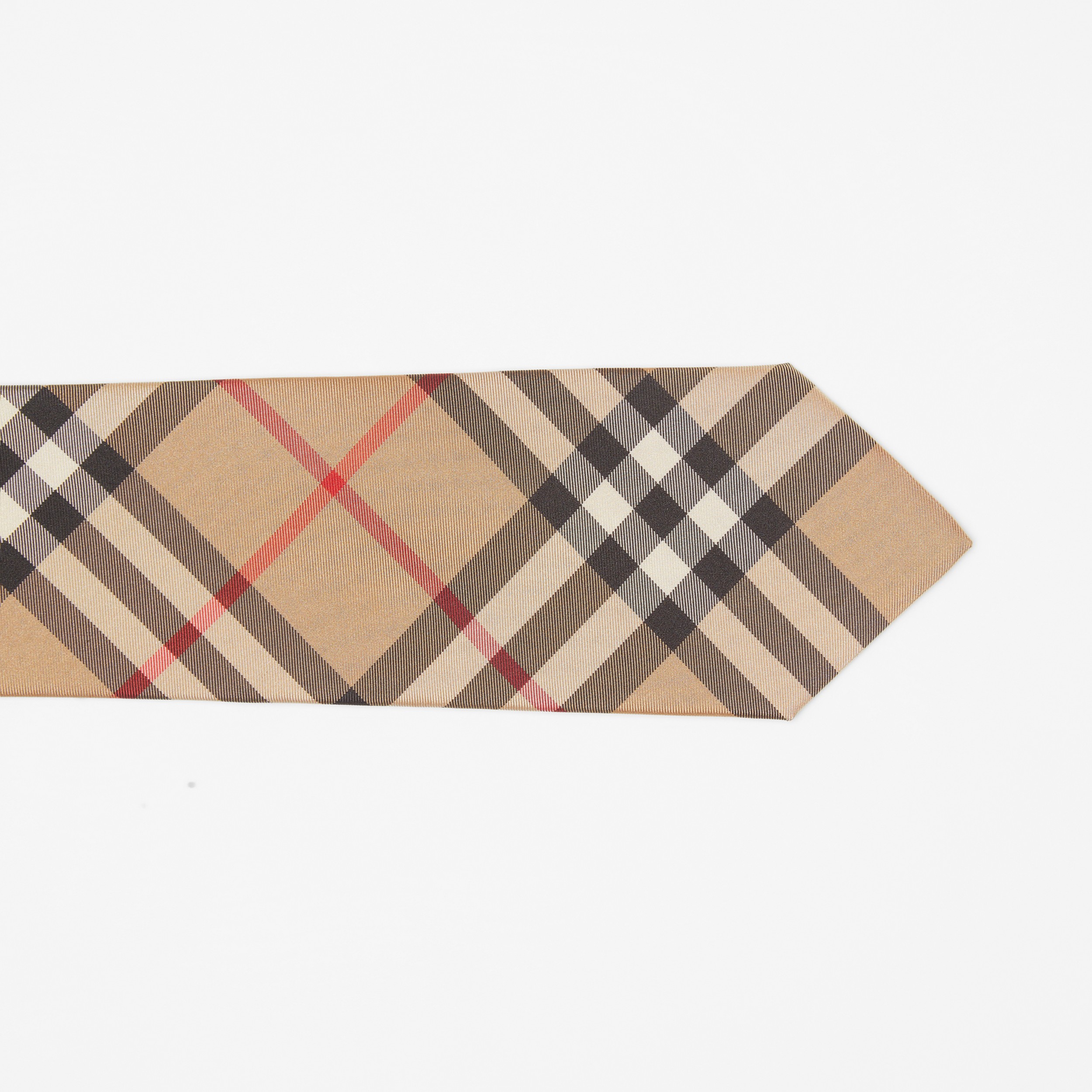 Classic Cut Vintage Check Silk Tie in Archive Beige - Men | Burberry® Official - 2