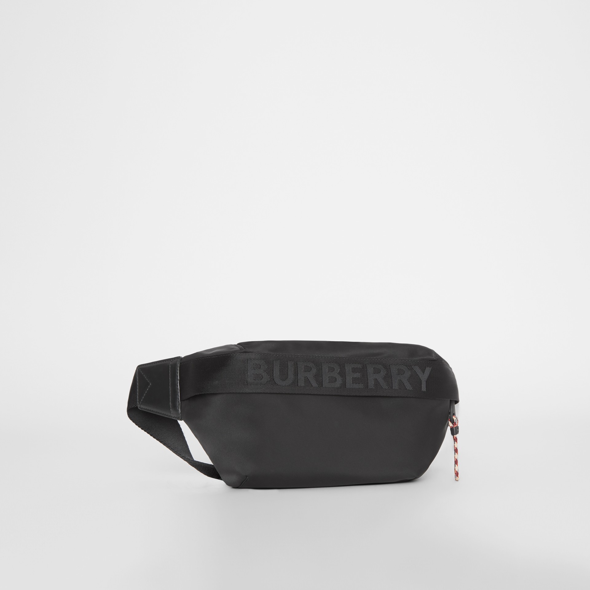 Medium Logo Detail Bum Bag in Black Burberry United States