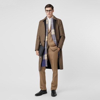 burberry scarf with suit
