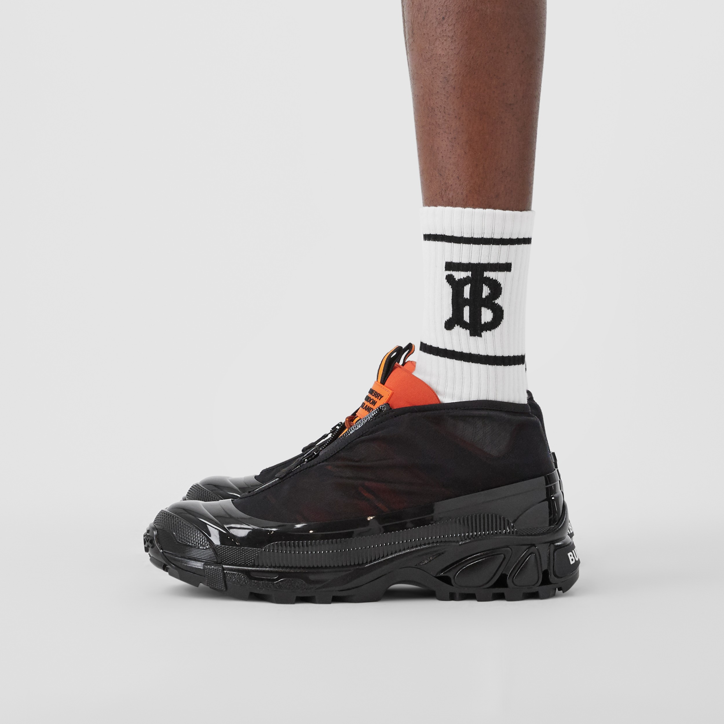 burberry sneakers orange