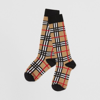 burberry check socks