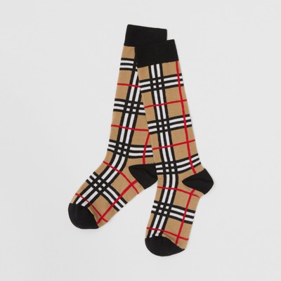 burberry pattern socks