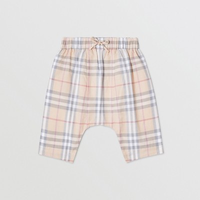 burberry check trousers